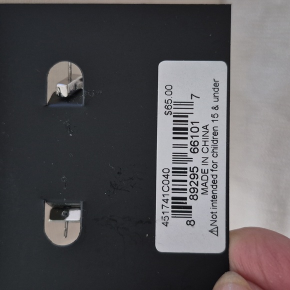 All Saints Silver Chain Earrings - Picture 4 of 4